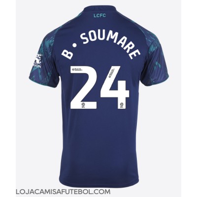 Camisa de Futebol Leicester City Boubakary Soumare #24 Equipamento Secundário 2025-26 Manga Curta Camisa de Futebol Leicester City Boubakary Soumare #24 Equipamento Secundário 2025-26 Manga Curta